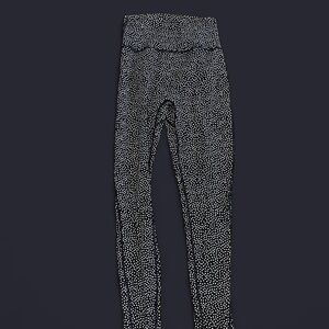 Buff Bunny black and White Polka Dot Leggings